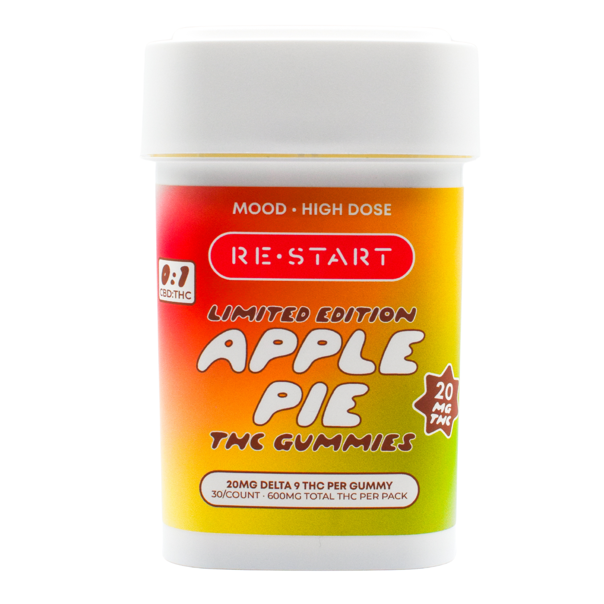 Delta 9 THC 20MG Gummies Apple Pie / 30-ct *ATX Only